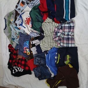 25+ Adorable Boy's Bundle Of Footies, & More, Size 18M